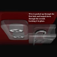 HangZ™ 50lb. Easy Tie 2 Hole D Rings, 50ct.