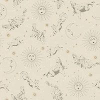 RoomMates Zodiac Dreams Linen Peel & Stick Wallpaper