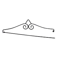 14.5" Black Metal Garden Flag Hanger