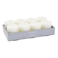 2" White Pillar Candles, 8ct. by Ashland®