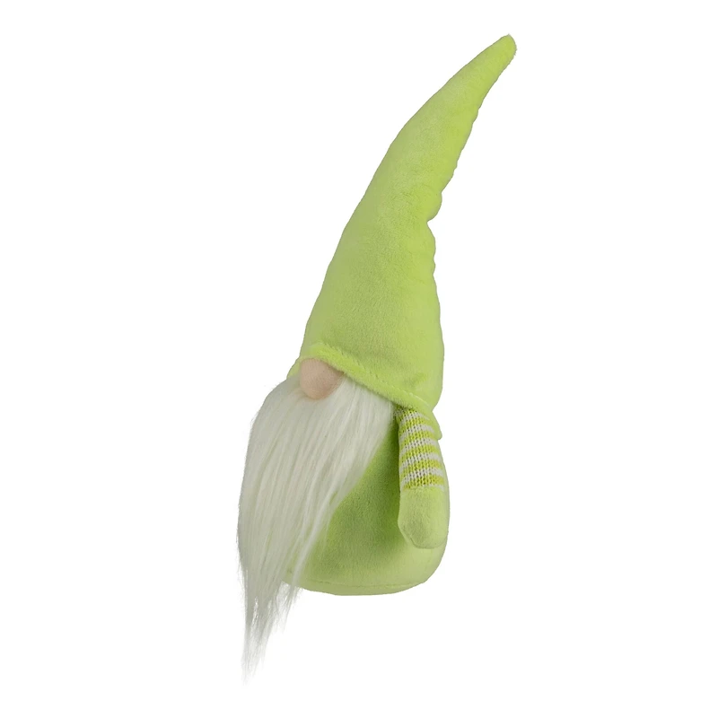 12" Lime Green Spring Gnome Decoration