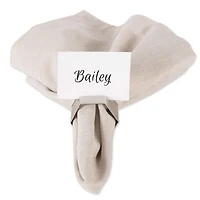 Antique Silver Place Holder Napkin Ring, 6ct.