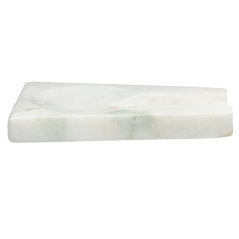 Hello Honey® White Marble Spoon Rest