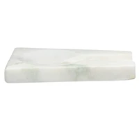 Hello Honey® White Marble Spoon Rest
