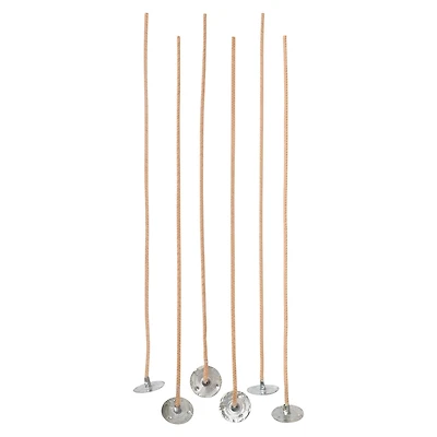 12 Packs: 6 ct. (72 total) Medium Wicks with Clips by Make Market®