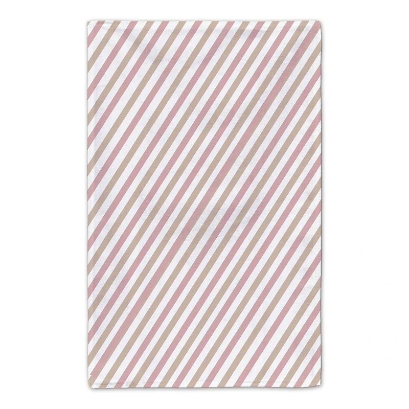 Designs Direct Sweet Christmas Candy Cane Tea Towels Set