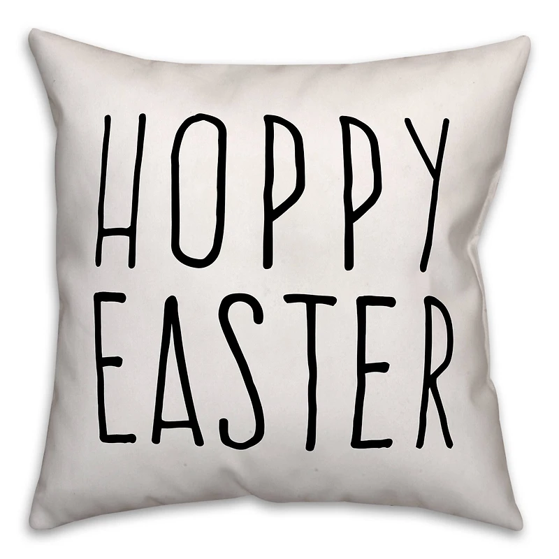 Hoppy Easter Throw Pillow