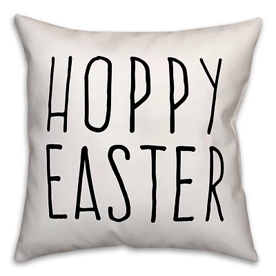 Hoppy Easter Throw Pillow