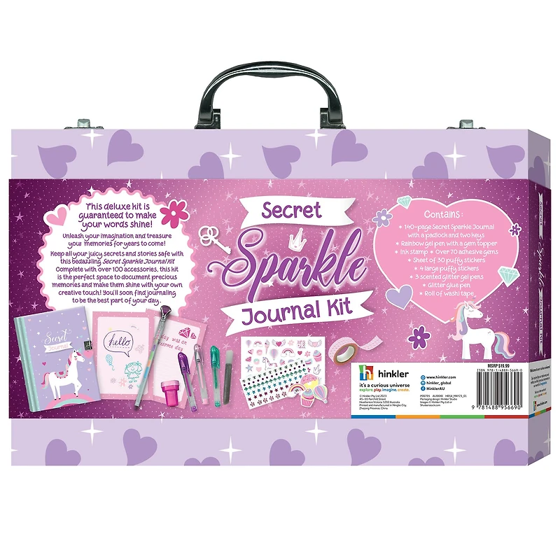 Hinkler Kaleidoscope Secret Sparkle Journal Kit