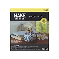 3.5" Cool Tones Mosaic Vase Kit by Make Market®