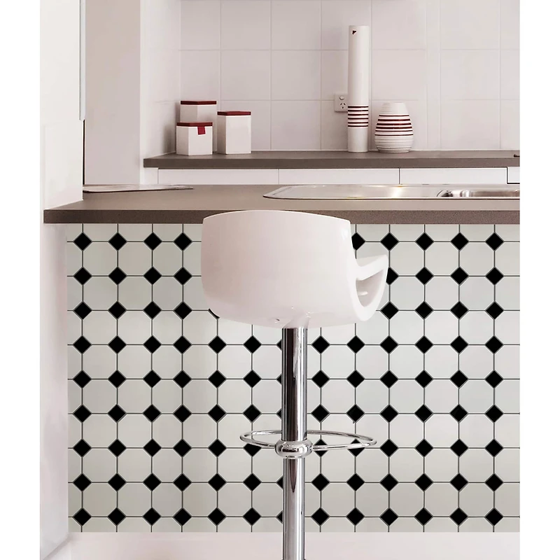 WallPops Tetra Peel & Stick Backsplash Tiles