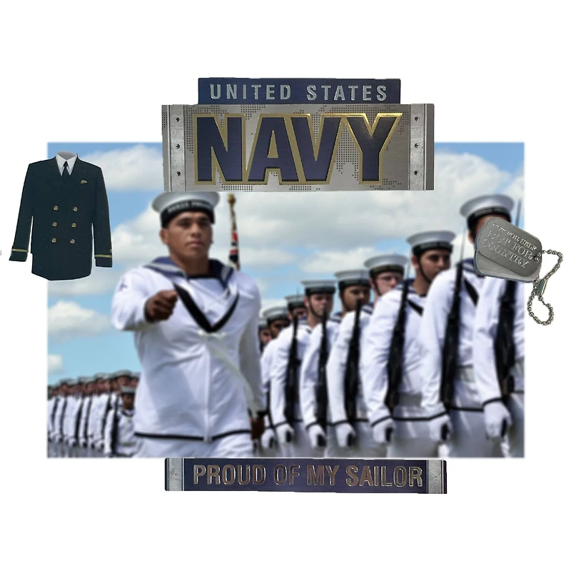 Navy Dimensional Stickers by Recollections™