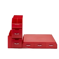 Mind Reader 2-Piece Single Serve Coffee Pod Drawer and Condiment Organizer Caddy Station
