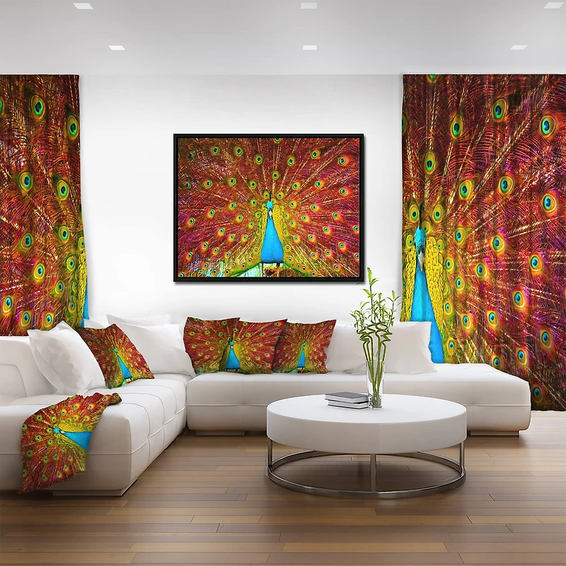 Designart - Peacock Dancing