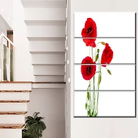 Designart - Isolated Red Poppy Flowers