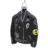 4.5" Black Rock Jacket Glass Ornament by Ashland®