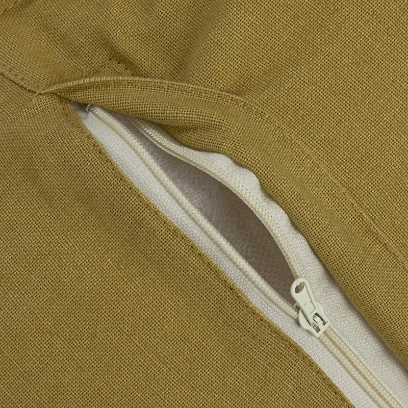 Hello Honey® 18" x 18" Hand-Woven Diamond-Pattern Crotchet Reclaimed Cotton Pillow