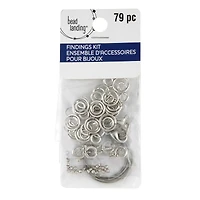 12 Pack: Premium Metals Rhodium Finding Kit by Bead Landing™