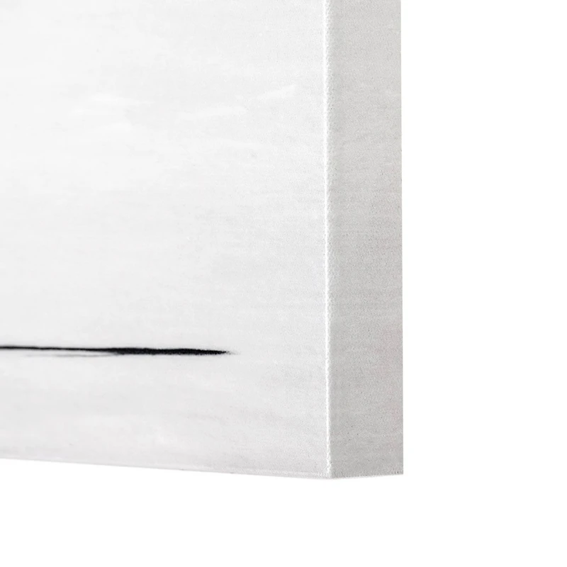 White Crane Bird Shadow Glossy Lacquer Wall Art