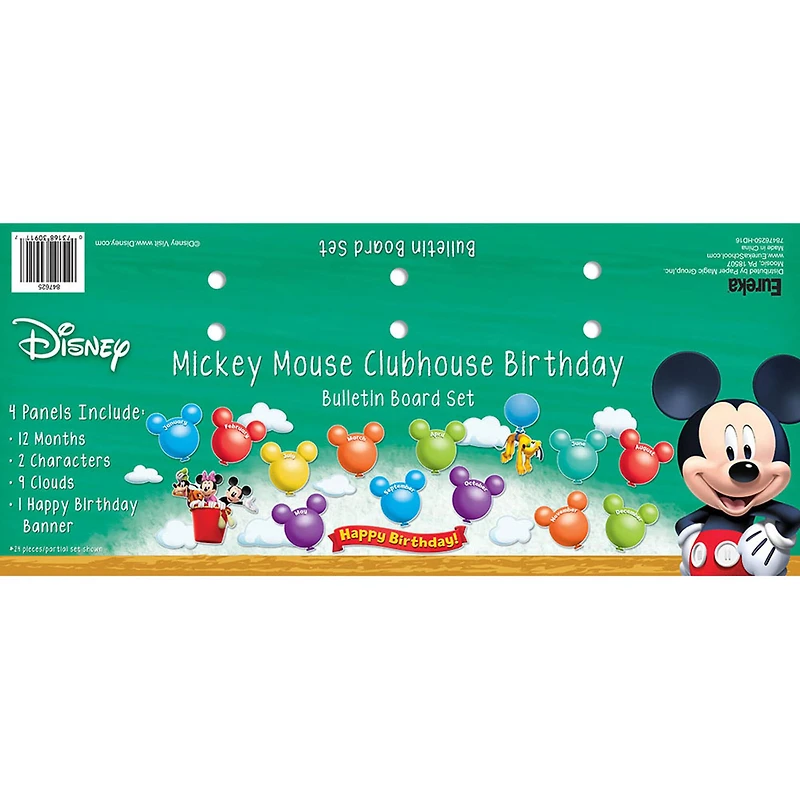 Eureka® Mickey Mouse Clubhouse® Birthday Bulletin Board Set
