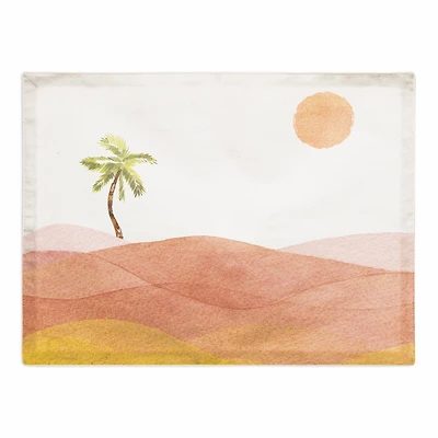 Watercolor Desert 18" x 14" Cotton Twill Placemat