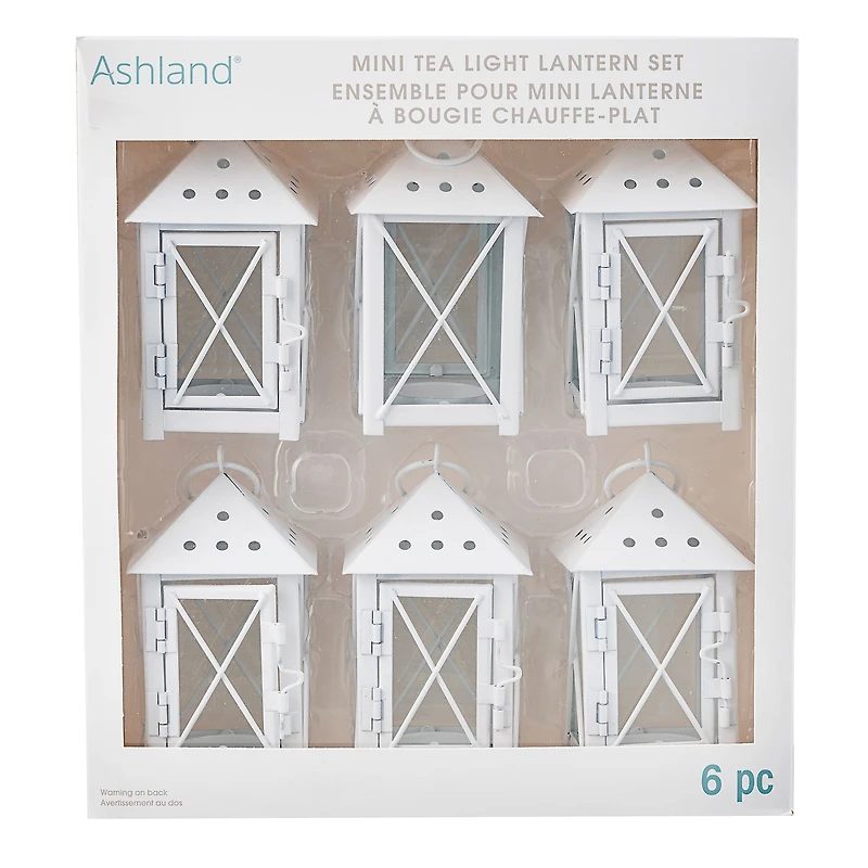 12 Packs: 6 ct. (72 total) White Mini Lanterns by Ashland®