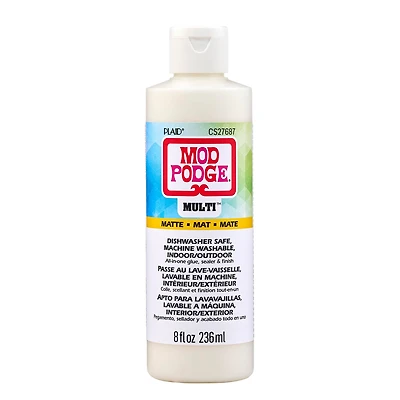 Mod Podge® Multi™ All-in-One Matte Finish Formula, 8oz.