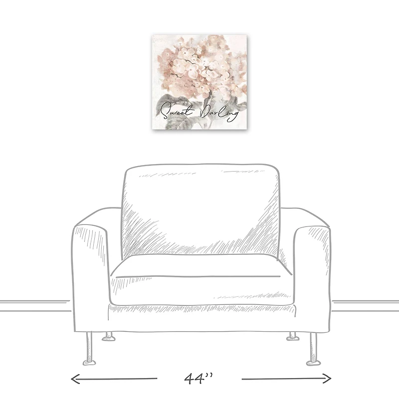 Sweet Darling 16" x 16" Canvas Wall Art