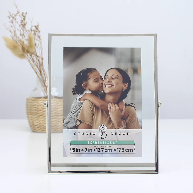 Expressions™ Silver Metal Tabletop Float Frame by Studio Décor