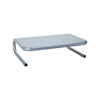 Mind Reader Silver Monitor Stand