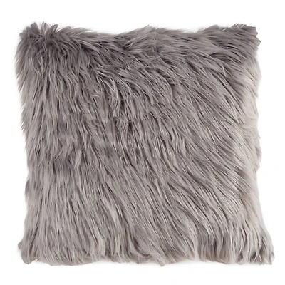 Hastings Home Himalayan Faux Fur Pillow