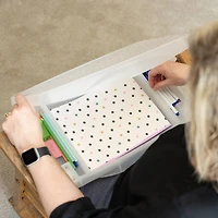 Everything Mary Pink Floral Plastic Lap Desk