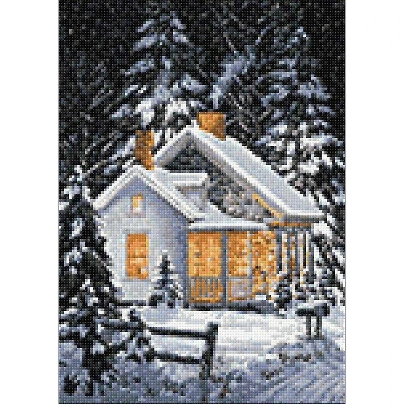 Wizardi Winter Comfort Diamond Painting Kit