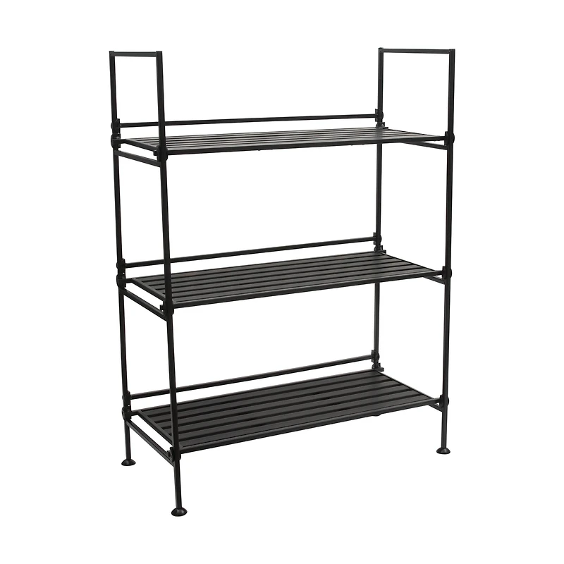 Organize It All Espresso 3 Tier Shelf