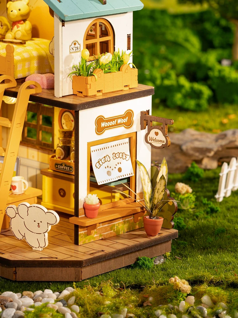 Rolife® Puppy's Cozy Villa DIY Miniature House Kit