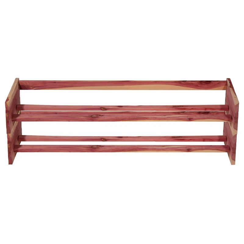 Household Essentials CedarFresh Stackable Cedar Shoe Rack