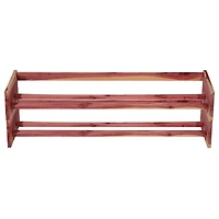 Household Essentials CedarFresh Stackable Cedar Shoe Rack