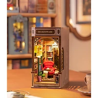 Rolife Bookstore Book Nook Shelf Insert DIY Miniature Kit