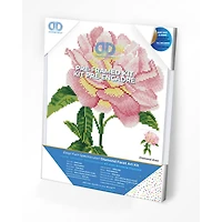 Diamond Dotz® Intermediate Pink Rose with Frame Diamond Painting Kit