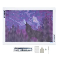 Night Wolf Diamond Art Kit by Make Market®