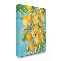 Stupell Industries Painted Ripe Lemon Tree Canvas Wall Art