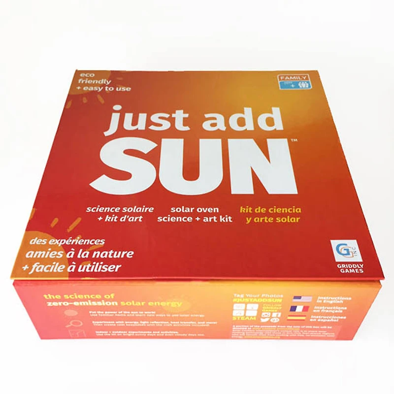 Griddly Games Just Add Sun™ Solar Science + Art Kit