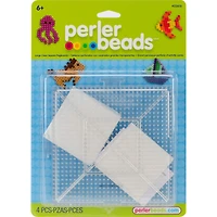 Perler Beads™ Large Square Clear Pegboards, 2ct.