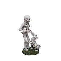 Mini Skeleton with Dog Decoration by Ashland®