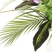 6ft. Artificial Wisteria Tree in White Decorative Pot