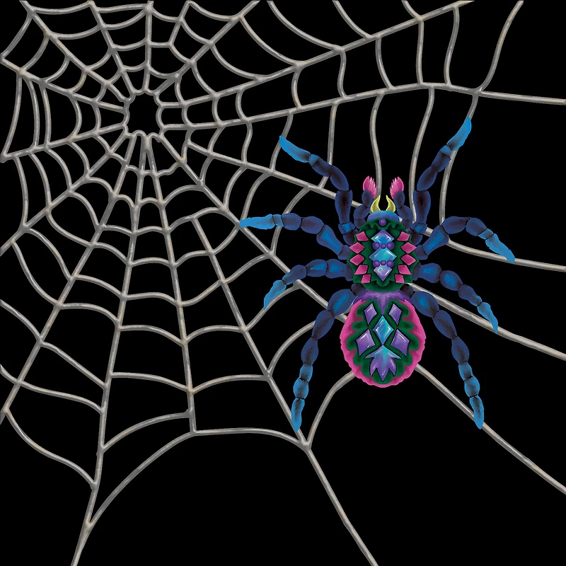 11" x 11" Spider Web Canvas Painting Kit by Craft Smart®