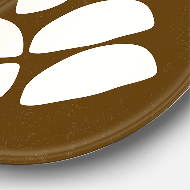 Designart - Abstract Composition of Minimal Half Moons