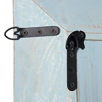 48" White Wood Farmhouse Wall Mirror