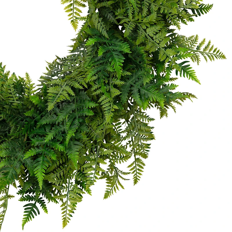 28" Artificial Fern Spring Twig Wreath