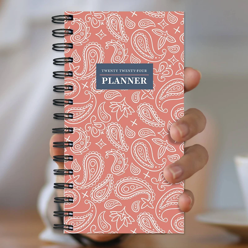 TF Publishing 2024 Planner Paisley Small Weekly Monthly Planner